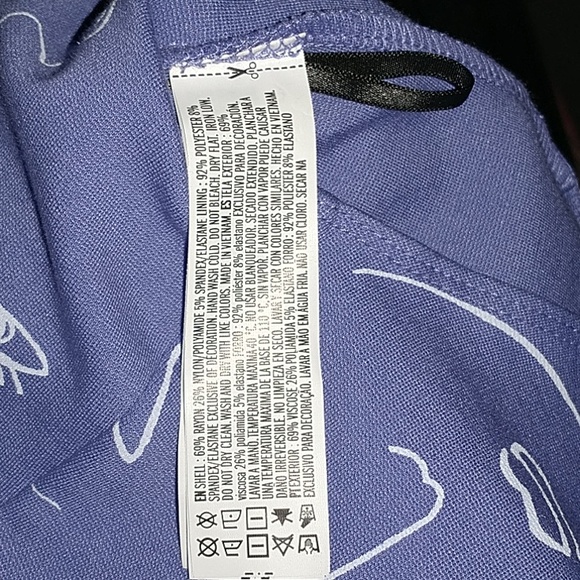 Abstract Face Print Bodysuit_Asymetrical Neck - Picture 11 of 11